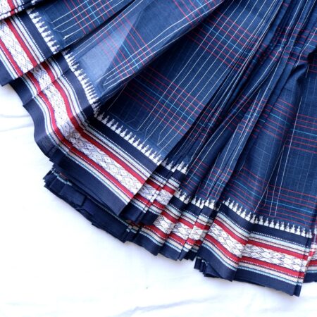 Solid Navy Blue | Casual Cotton Saree